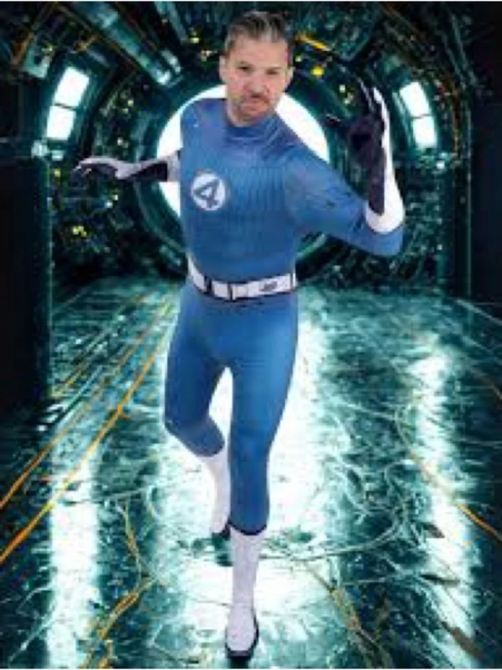 Marvel Studios Mr. Fantastic Full Body Zentai Suit Spandex Costume size Small